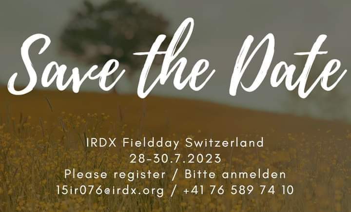 IR-DX Fieldday Switzerland 2023